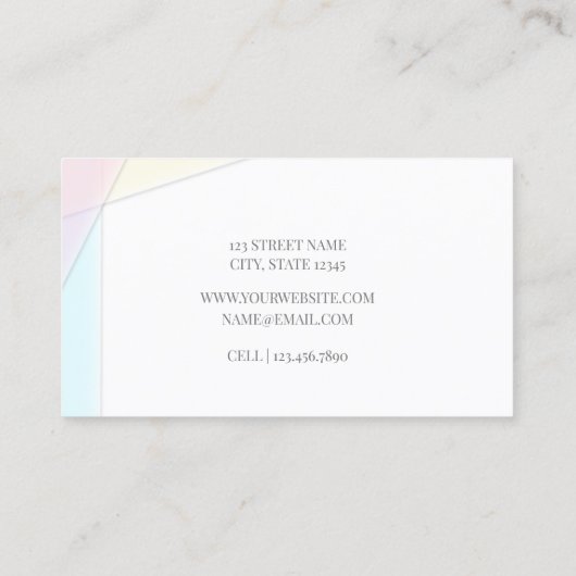 Paix et joie - Carte (Dos)