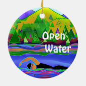 Paix et ornement en céramique d'eau libre (Dos)