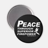 Paix grâce à un aimant de puissance de feu supérie (Recto/Verso)