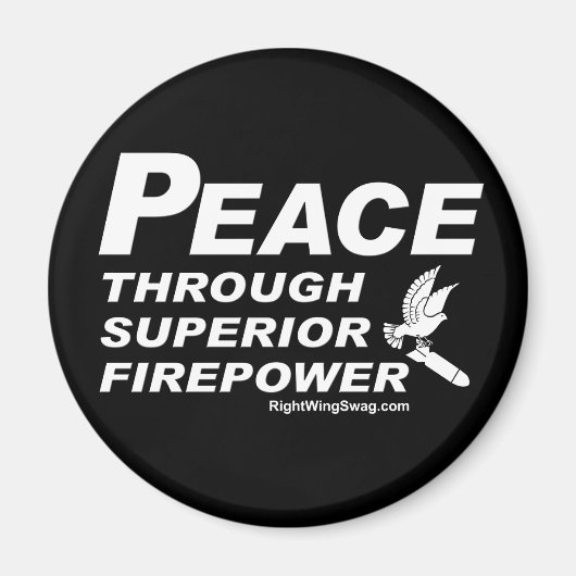 Paix grâce à un aimant de puissance de feu supérie (Devant)