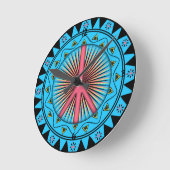 Paix ~ Horloge ronde du soleil (Angle)