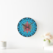 Paix ~ Horloge ronde du soleil (Maison)