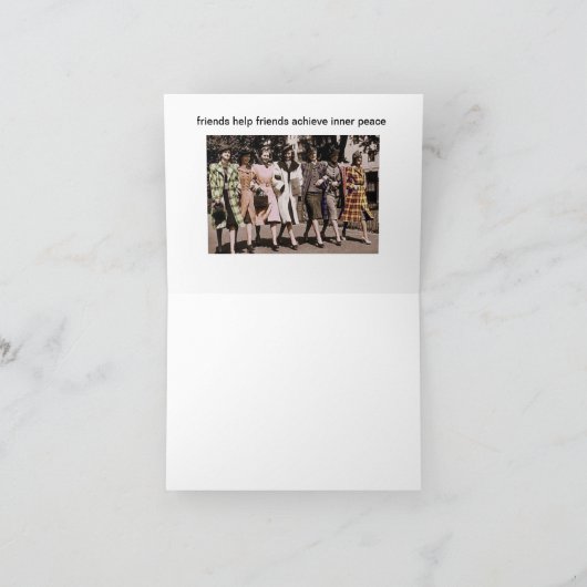 PAIX INTÉRIEURE carte pour notes PAR L'ACHAT IMPUL (Intérieur)