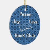 paix, joie, amour, ornement de club de lecture (Droite)