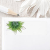 Paix l Beau Vert Lotus Blank Étiquettes (En situation)