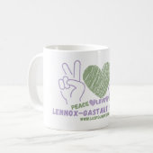 Paix LGS, Amour, Cure Mug (Devant gauche)