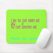Paix. Luv. Tapis de souris de Jonas (Avec souris)