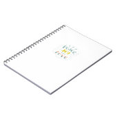 Paix moderne Joie et Amour Carnet de typographie (Côté gauche)