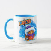 Paix nommée faite sur commande Robin de tasse de (Gauche)