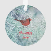 Paix ornithologique des neiges et des oiseaux card (dos)