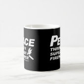 Paix par la tasse supérieure de puissance de feu (Centre)