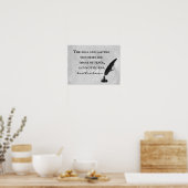 Paix, pas guerre - Affiche de citation Emerson (Cuisine)