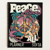 PAIX PLANIFICATIVE AU-DESSUS DE TOUS - STYLE HIPPI (Devant)
