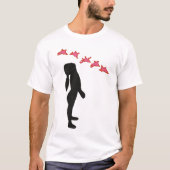 Paix, plus de T-shirt basique de guerre, blanc (Devant)