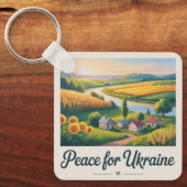 Paix pour l'Ukraine. porte-clés (Recto)