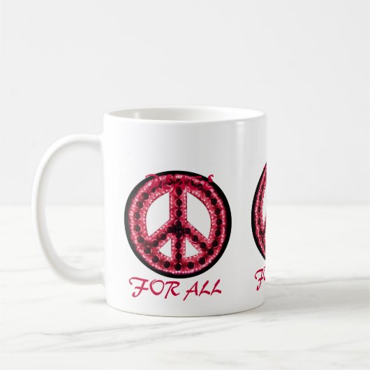 paix rouge pour toute la tasse (Gauche)