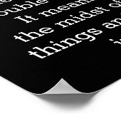 Paix - Signification de - affiche (Coin)