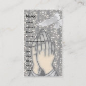 Paix ! S'il vous plaît ! modèle de carte de visite (Devant)