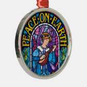 Paix sur la décoration en céramique en verre (Droite)