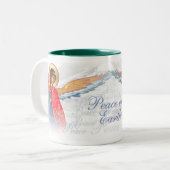 Paix sur la tasse d'anges de la terre (Devant gauche)