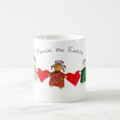 paix sur la tasse de la terre (Centre)