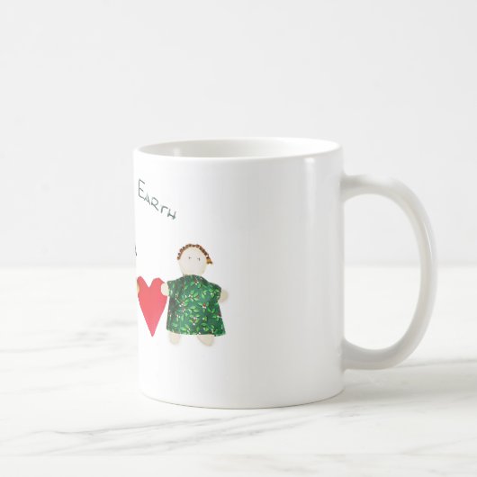 paix sur la tasse de la terre (Droite)