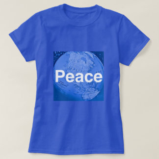 Paix sur le T-shirt de la terre