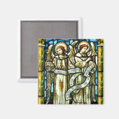 Paix sur Terre Angles aimant (Recto/Verso)