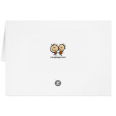 Paix sur Terre Carte de vacances coucher de soleil (Dos Horizontal)