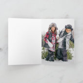 Paix sur Terre | Carte de vacances photo (Intérieur)