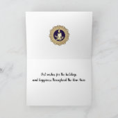 Paix sur Terre - Carte de voeux de vacances (Intérieur)