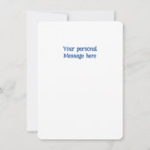 Paix sur Terre Carte de voeux plate Angel et Doves (Dos)