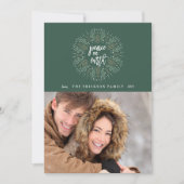 Paix sur Terre | Carte photo de vacances (Devant)