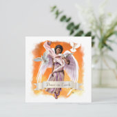 Paix sur Terre. Cartes de Noël Appartement Afro An (Debout devant)