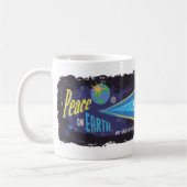 Paix sur terre… et dans tout l'espace !" tasse (Gauche)