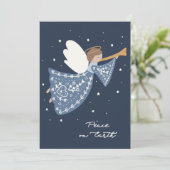 Paix sur Terre Noël Angel Cartes de fin de année (Debout devant)