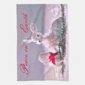 Paix sur Terre Noël Serviettes de cuisine (Vertical)