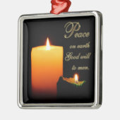 Paix sur Terre Ornement Carré (Gauche)