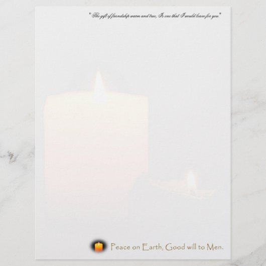 Paix sur Terre papeterie (Devant)