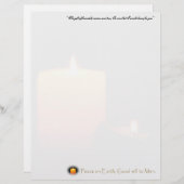 Paix sur Terre papeterie (Devant / Derrière)