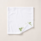 'Paix sur Terre' sur un ensemble de serviettes de  (Gant de toilette)