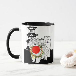PAIX SUR TERRE - Tasse Chow Année du Chien