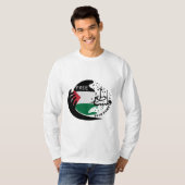 PAIX, T-shirt Palestine libre (Devant entier)