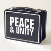 PAIX & UNITÉ Lunchbox métallique (Dos)