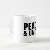 PAIX & UNITÉ Mug (Devant gauche)