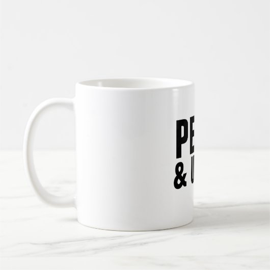 PAIX & UNITÉ Mug (Gauche)