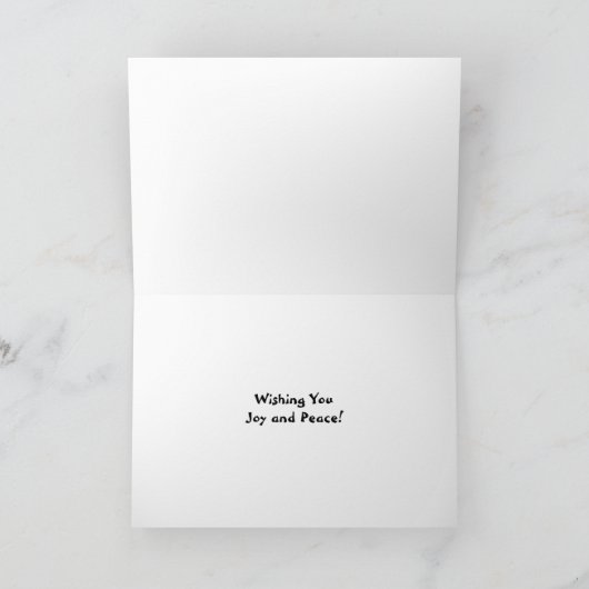 Paix Volée En Carte De Noël (Intérieur)