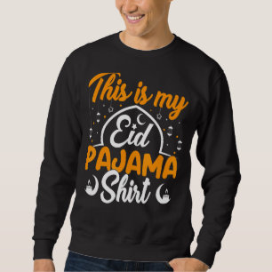 Pajama blij Eid Mubarak aan Moslim Al Fitr Al Trui
