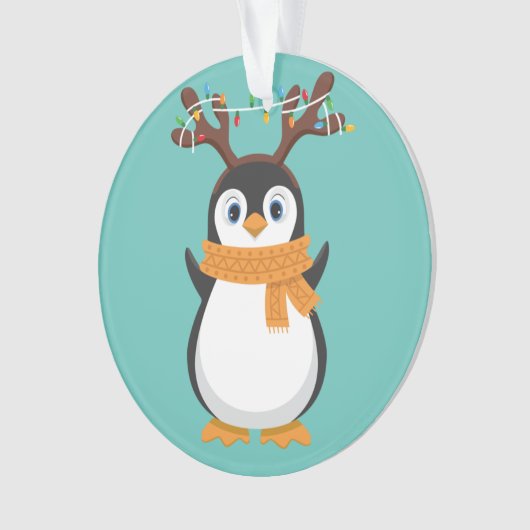 Pajama de Noël Penguin Reindeer Père Noël (devant)