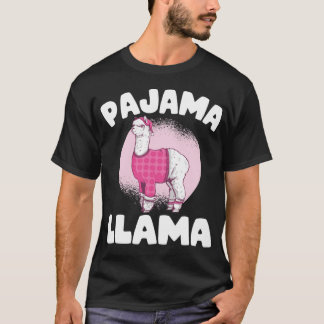 Pajama llama lama pyjama slaapt t-shirt